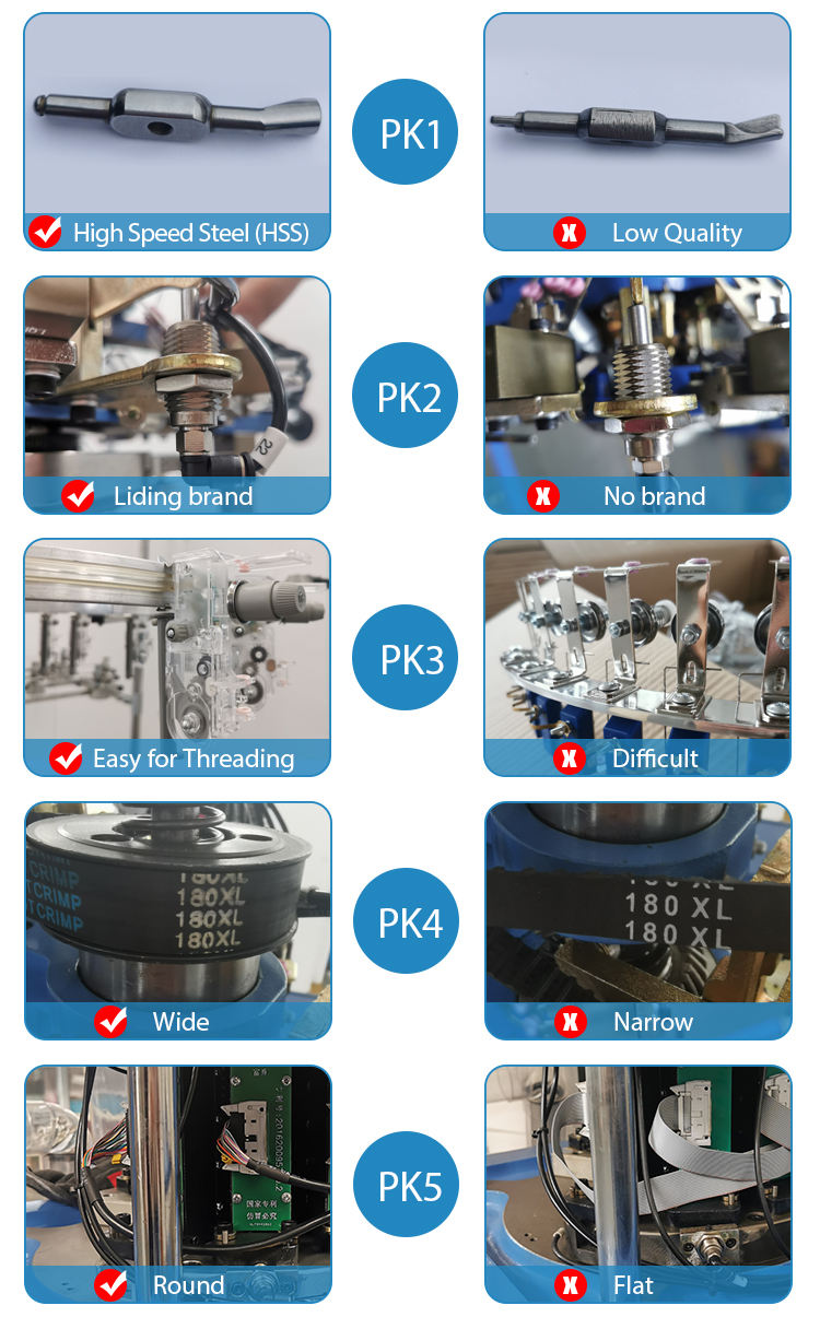 Computergesteuerte koreanische automatische Sockenstrickmaschine Strumpfmaschine im Angebot (2)