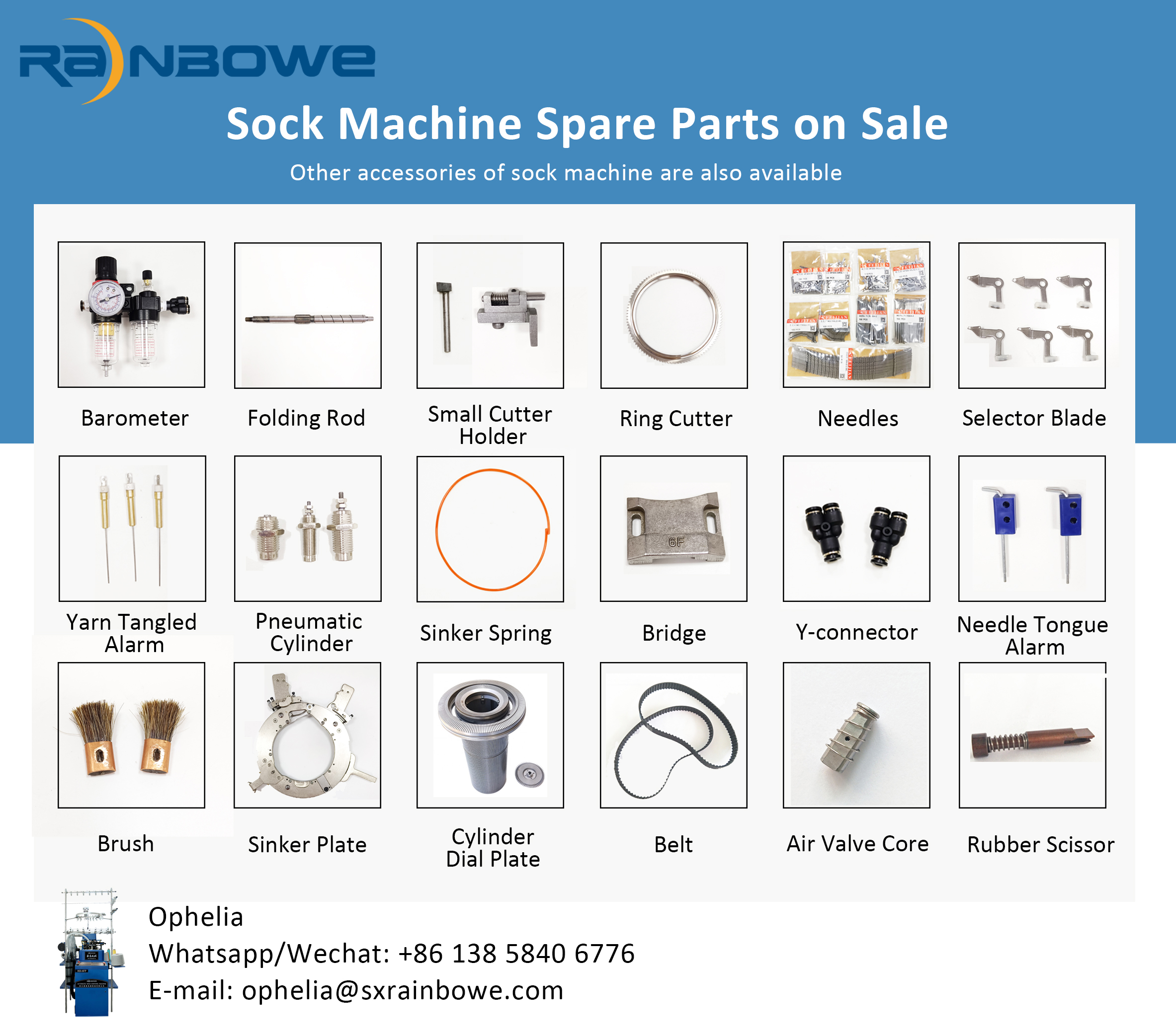 sock machine spare parts